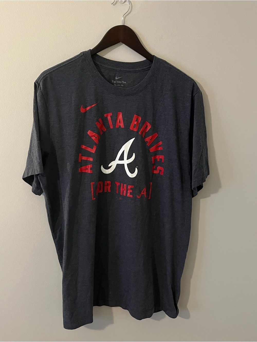 Nike Tee Navy Atlanta Braves